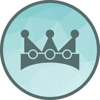 King Crown Low Poly Background Icon vector