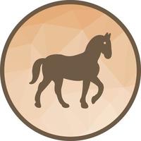 Horse Low Poly Background Icon vector