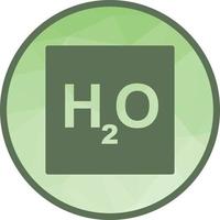 H2O Low Poly Background Icon vector