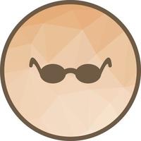 Eyeglasses Low Poly Background Icon vector