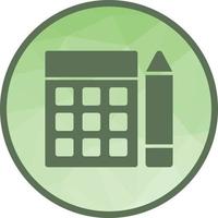 Budget Calculations Low Poly Background Icon vector