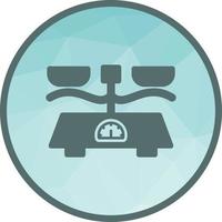Measuring Scale Low Poly Background Icon vector