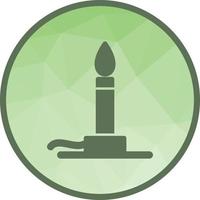 Bunsen Burner Low Poly Background Icon vector