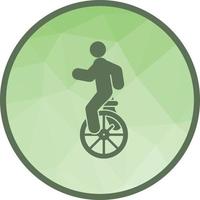 Unicycle Low Poly Background Icon vector