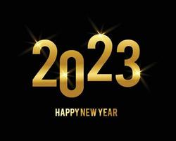 feliz año nuevo 2023 fondo vector gratis