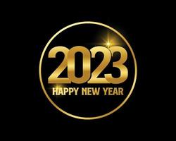 feliz año nuevo 2023, feliz año nuevo 2023, tarjetas de felicitación pro vector