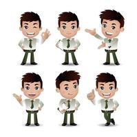 People with different poses vector