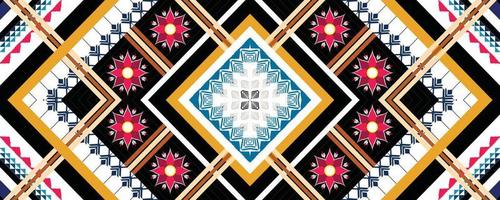 Ethnic geometric pattern vector. Native African American Mexican Indonesia Aztec motif and bohemian pattern elements. designed for background, wallpaper,print, wrapping,tile, batik.vector Aztec motif vector