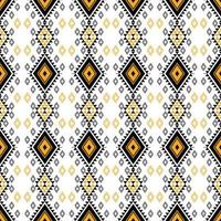 Geometric Ethnic pattern vector. African, American, Mexican, Western Aztec motif striped and bohemian pattern. designed for background,wallpaper,print, carpet,wrapping,tile,batik.vector illustratoin. vector