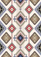 Geometric Ethnic pattern vector. African, American, Mexican, Western Aztec motif striped and bohemian pattern. designed for background,wallpaper,print, carpet,wrapping,tile,batik.vector illustratoin. vector