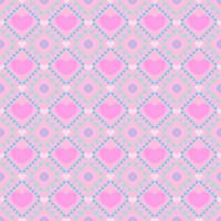 Pink heart on colorful geometric triangle square background vector seamless pattern, element for decorate valentine card, flannel tartan plain fabric textile printing, wallpaper and paper wrapping