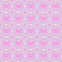 Pink heart on colorful geometric triangle square background vector seamless pattern, element for decorate valentine card, flannel tartan plain fabric textile printing, wallpaper and paper wrapping