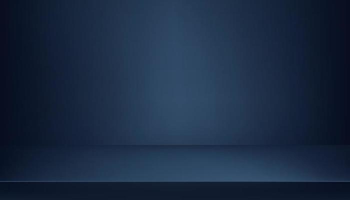 Display 3d Blue Background,Empty Room Studio with shelf.Dark Navy Gallery room with copy space,Abstract minimal design for backdrop shooting for product presentation on Winter,Spring,Summer promotion
