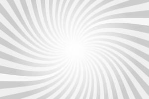 Sun rays background. White and gray radial swirl abstract comic pattern. Vector spiral explosion abstract lines backdrop