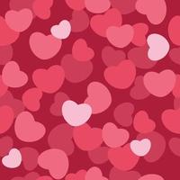 vector seamless pattern with hearts