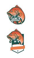 colección de logotipos de pescado vector