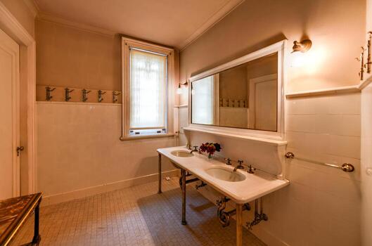 nueva york - 31 de agosto de 2019 - mansión vanderbilt en hyde park, nueva york. Históricamente conocido como Hyde Park, el sitio histórico nacional de la mansión de Vanderbilt es una de las propiedades más antiguas del río Hudson. foto