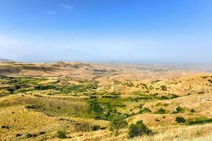 Panoramic mountain view from Jrvezh forest park in Armenia. photo