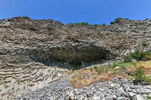 maravilla geológica única sinfonía de las piedras cerca de garni, armenia foto