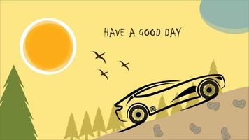 Have a Good Day Post vector