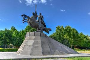 Monument to the commander Andranik Ozanyan in Yerevan, Armenia, 2022 photo