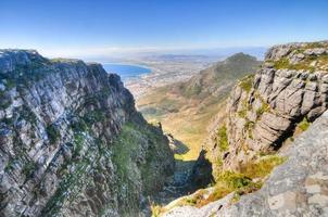 montaña de la mesa en ciudad del cabo foto