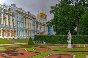 The sumptuous Catherine Palace in Tsarskoe Selo, St. Petersburg, Russia. photo