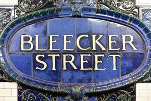 Bleecker Street Subway Station - New York City, USA, 2022 photo