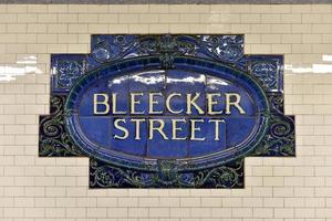 Bleecker Street Subway Station - New York City, USA, 2022 photo