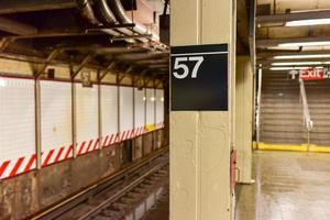 57th Streen Subway Station - Manhattan, New York, 2022 photo