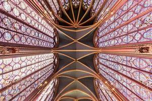 La Sainte Chapelle en París, Francia, 2022 foto