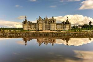 Chateau de Chambord, the largest castle in the Loire Valley. A UNESCO world heritage site in France. Built in the XVI century, it is now a property of the French state photo