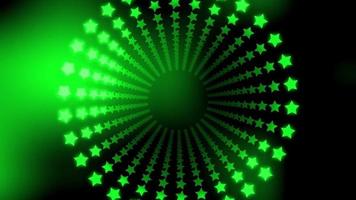 Abstract background with neon stars animation. Seamless loop. video