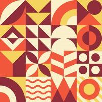 Geometric Shape Seamless Pattern Background vector