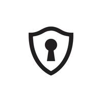 Protection and Security Vector Line Icons. Business Data Protection Technology, Cyber Security, and Computer Network Protection. Editable.