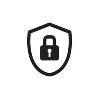 Protection and Security Vector Line Icons. Business Data Protection Technology, Cyber Security, and Computer Network Protection. Editable.