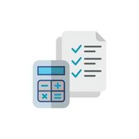 accounting icon design vector template