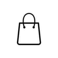 shopping bag icon design vector template