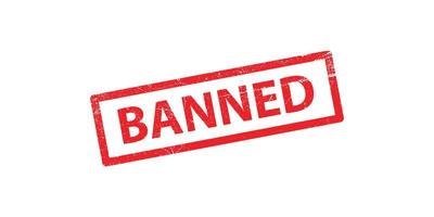 banned icon design vector template