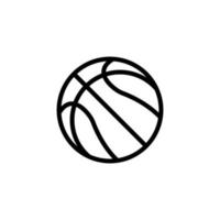 plantilla de vector de diseño de icono de baloncesto