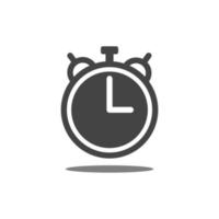 plantilla de vector de diseño de icono de reloj de alarma