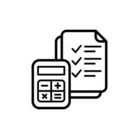 accounting icon design vector template