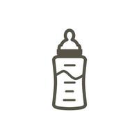 baby bottle icon design vector template