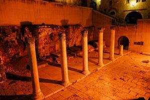 Roman Cardo, Jerusalem, Night photo