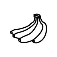 plantilla de vector de diseño de icono de plátano