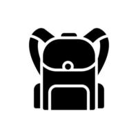 Diseño de ilustración de vector de icono de escuela de bolsa