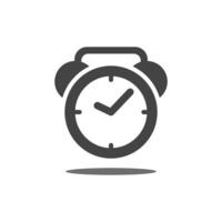 plantilla de vector de diseño de icono de reloj de alarma