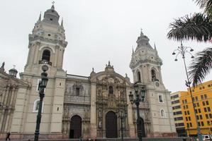 basílica catedral de lima, perú foto