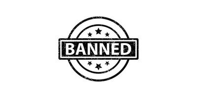 banned icon design vector template