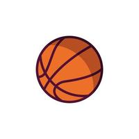 plantilla de vector de diseño de icono de baloncesto